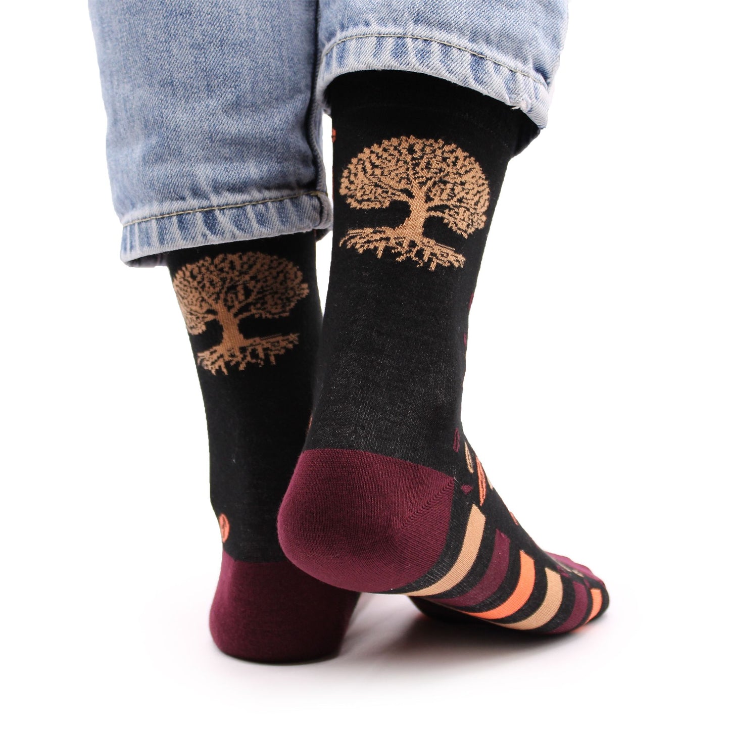 Hop Hare Bamboo Socks M/L - Pink Buddha & Lotus