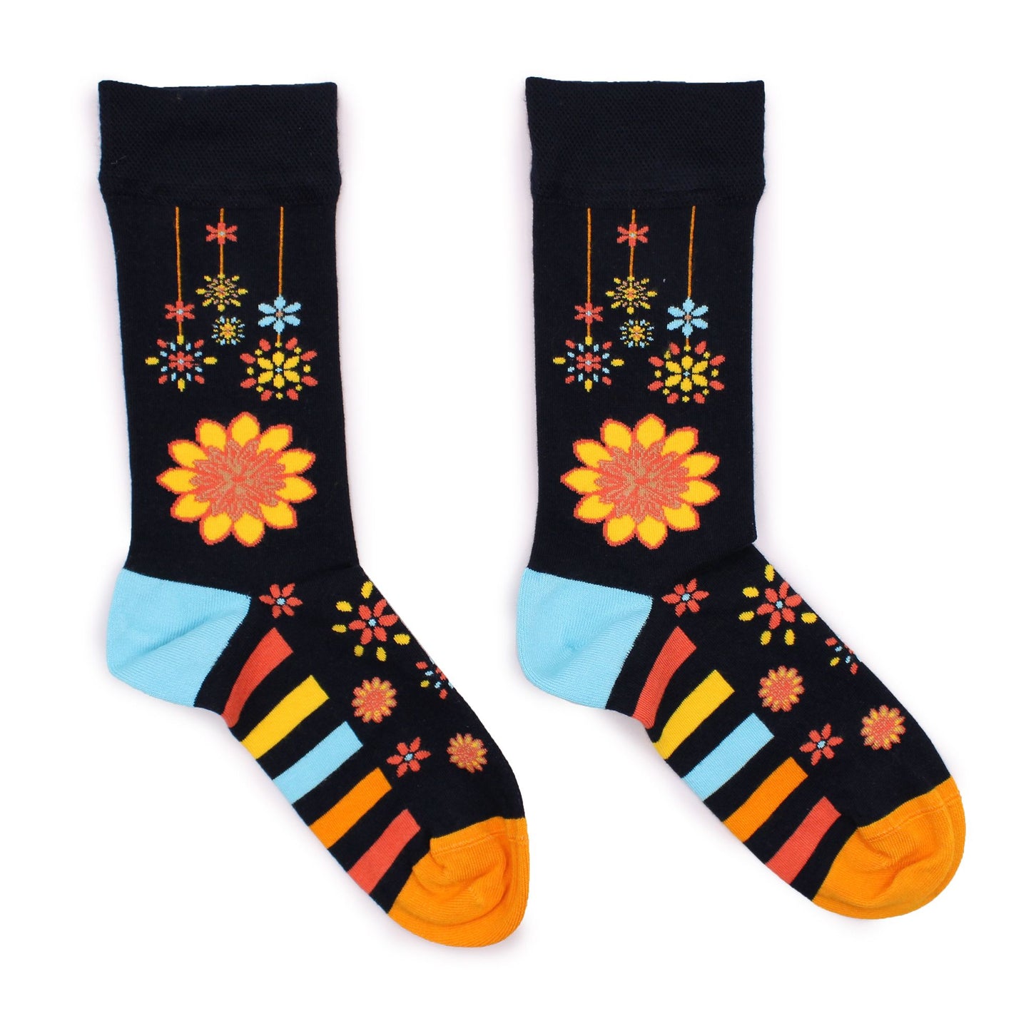 Hop Hare Bamboo Socks M/L - Pink Buddha & Lotus
