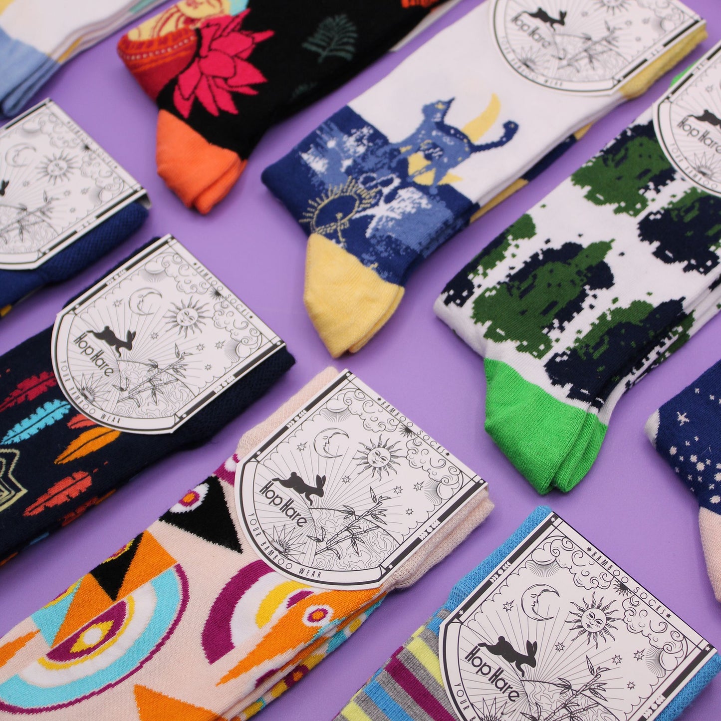 Hop Hare Bamboo Socks S/M - Ganesha