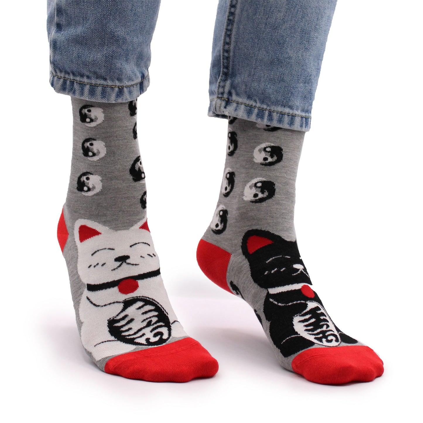 Hop Hare Bamboo Socks M/L - Pink Buddha & Lotus