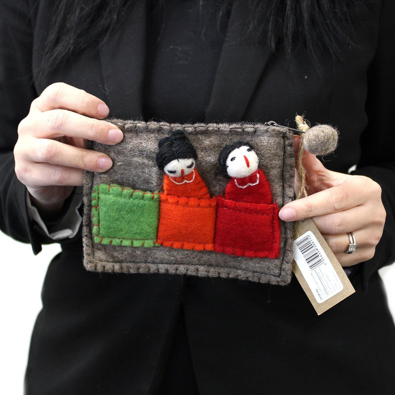 Pouch with Finger Puppets
