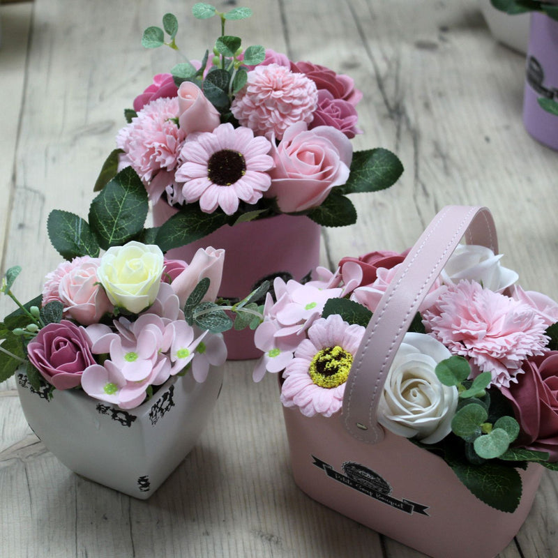Petite Soap Flower Bouquets