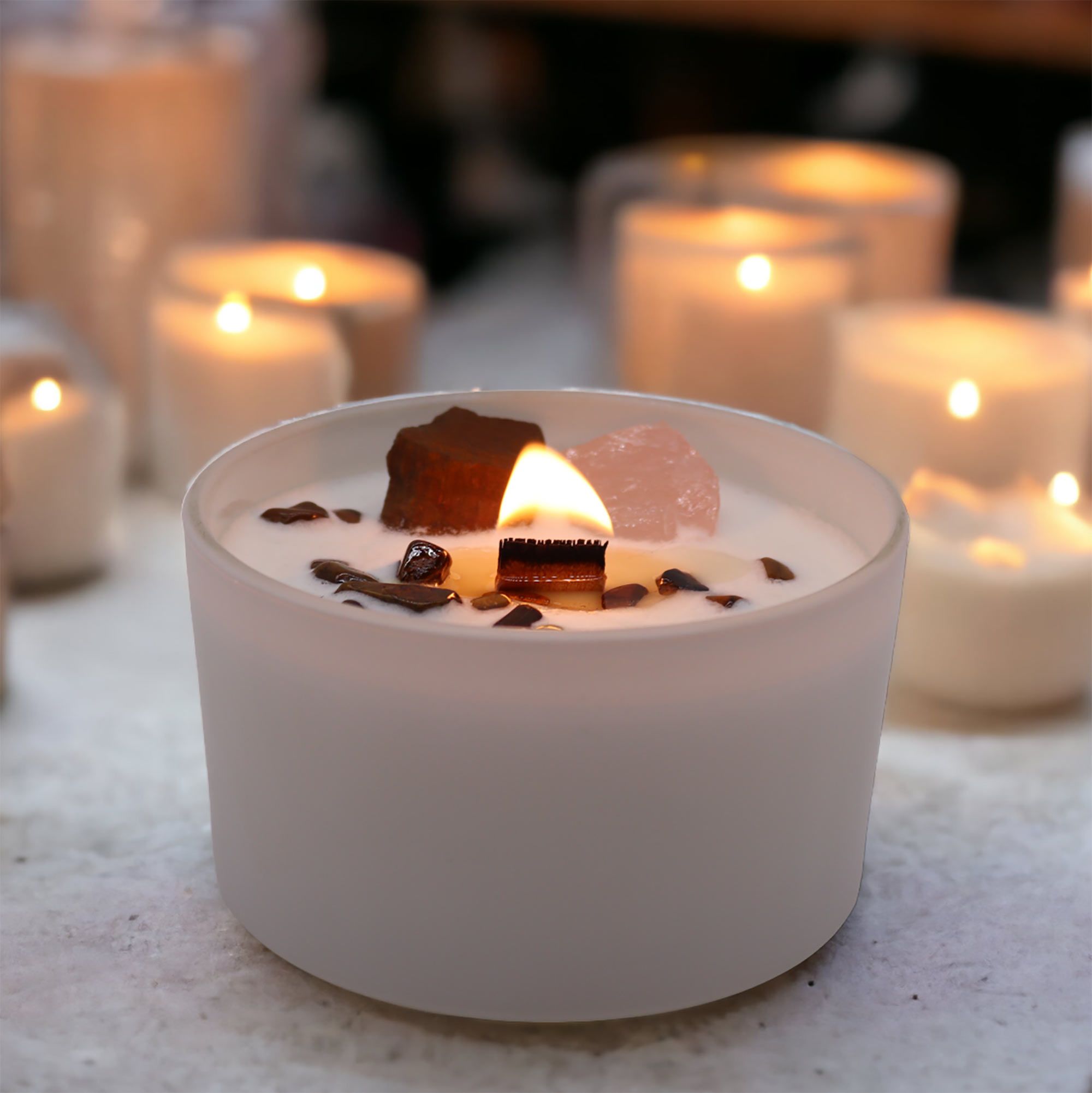 Chakra Crystal Candles: Illuminate Your Inner Balance