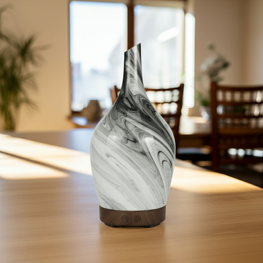 Aroma Atomiser - Glass Abstract Grey USB