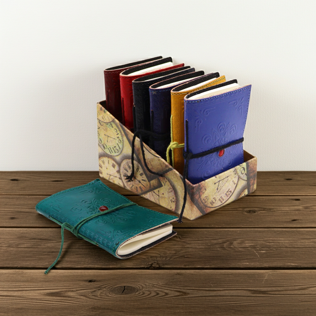 Assorted Gemstone Charkra Notebooks 9x13cm