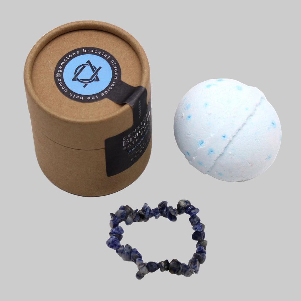 Sodalite Gem Bracelet Bath Bomb