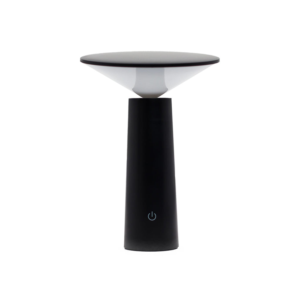 Touch Lamp - Black Mushroom- adjustable - pattern light USB (C) - Rechargable  (2000 Watt)