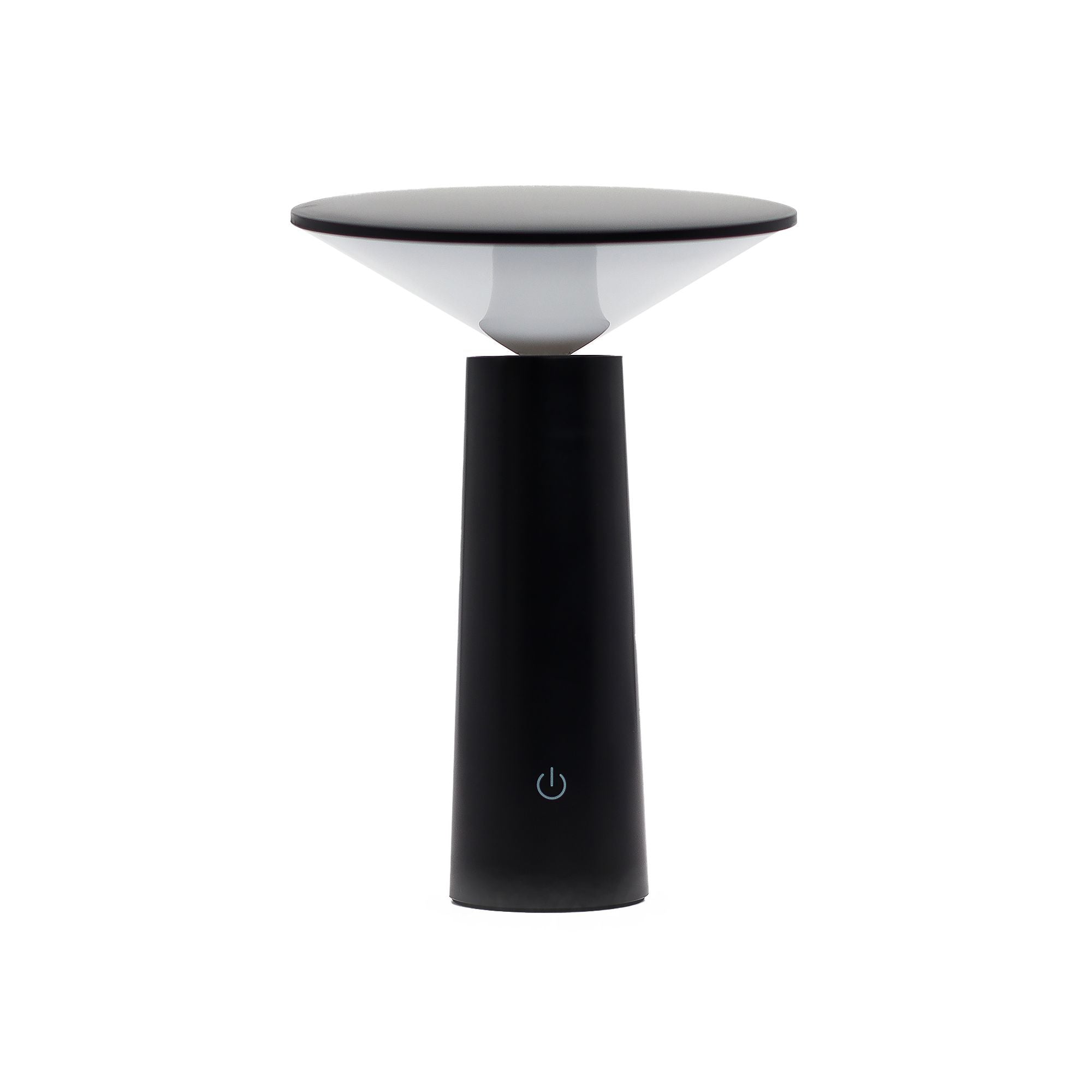 Touch Lamp - Black Mushroom- adjustable - pattern light USB (C) - Rechargable  (2000 Watt)