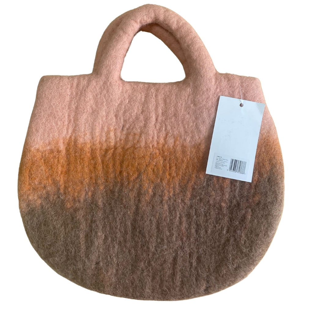 Sun Flower & Bees Felted Bag