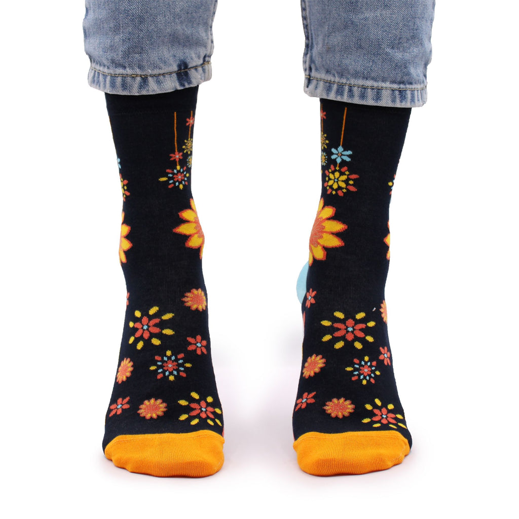 Hop Hare Bamboo Socks M/L - Pentagram and Evil Eye