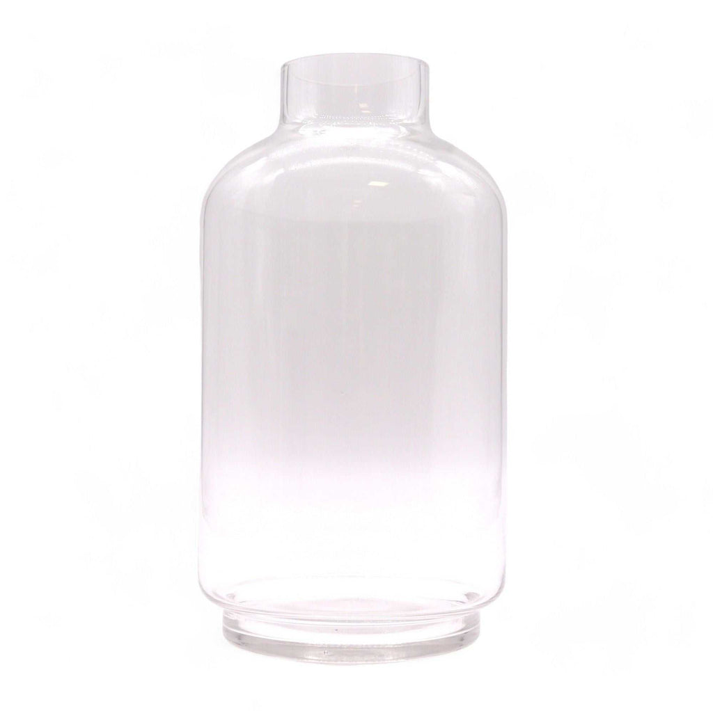 Large Ball Top Terrarium on Dark Tung Wood