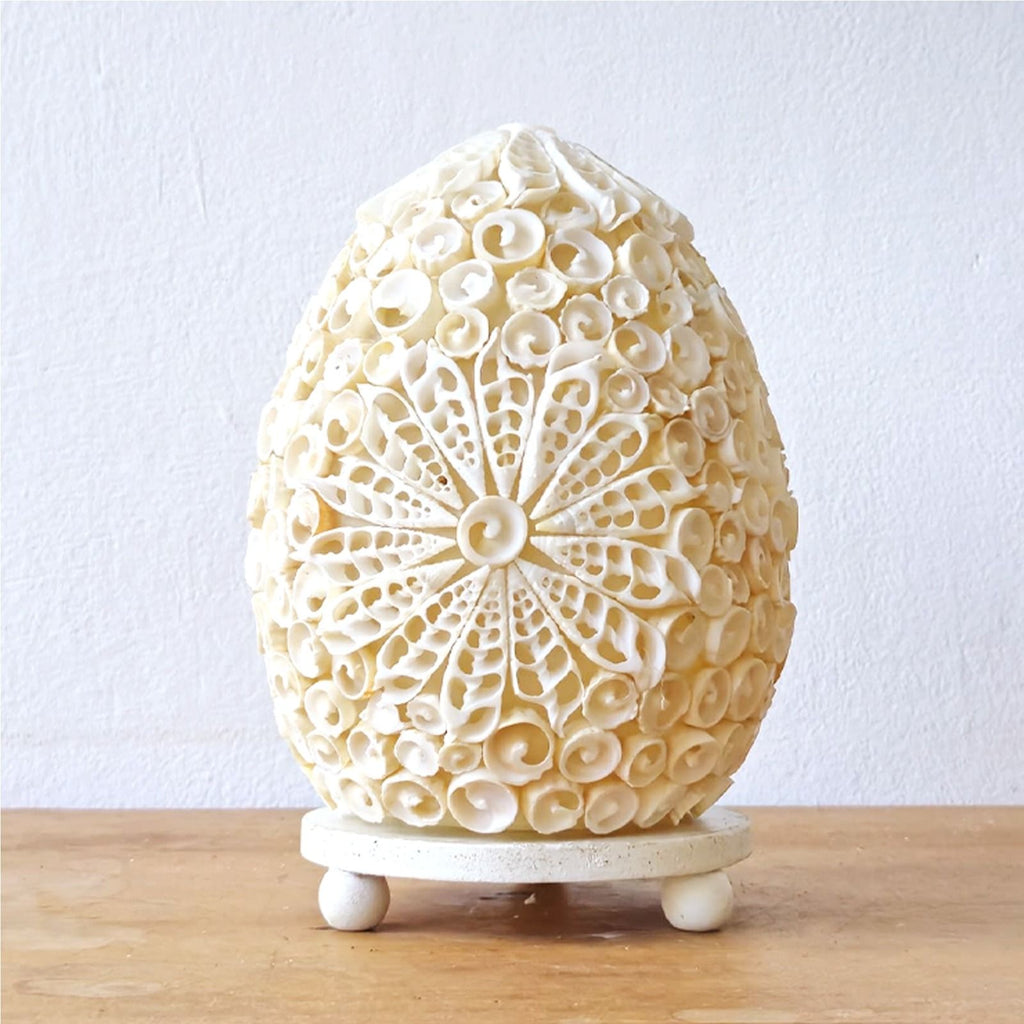 Boho Sea Shell Lamp - Cut Art Shell Oval - 15cm