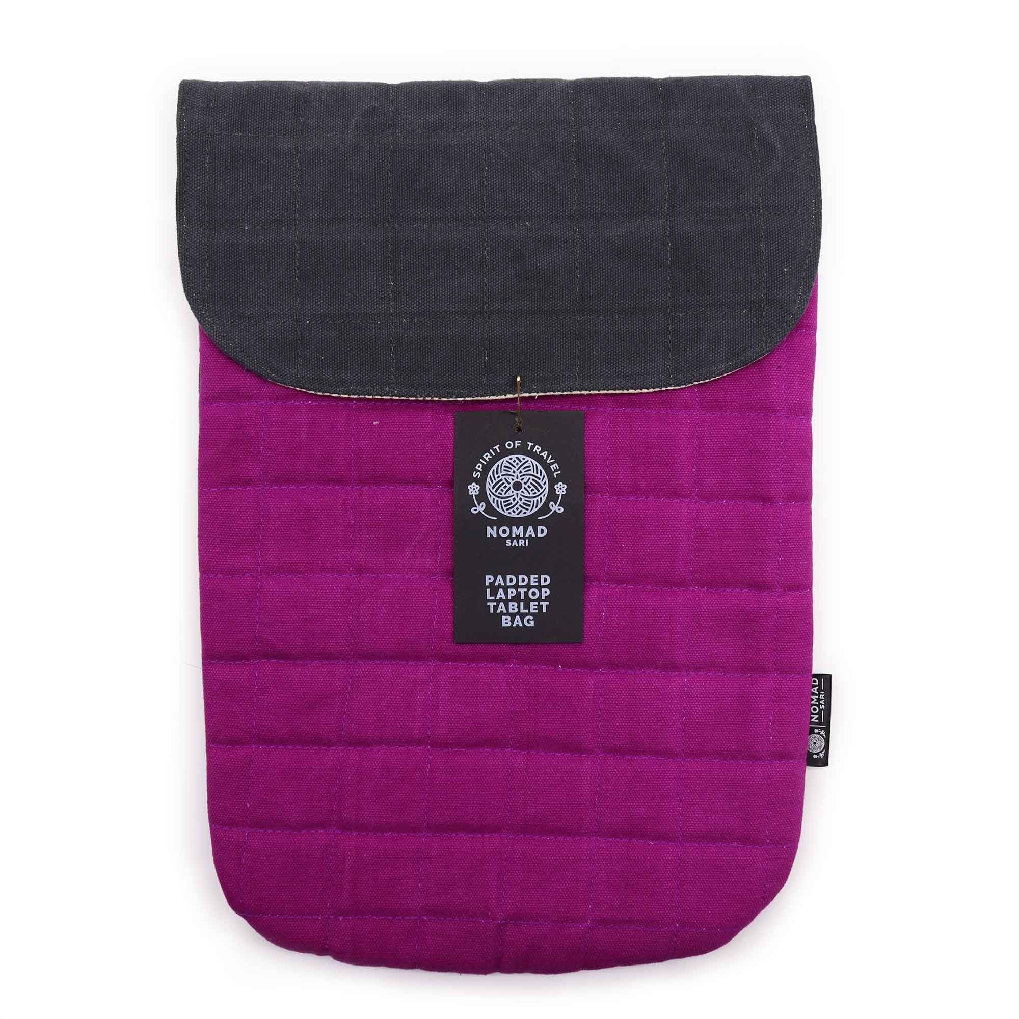 Laptop Padded Pouch - Purple Haze - 14oz Stonewash