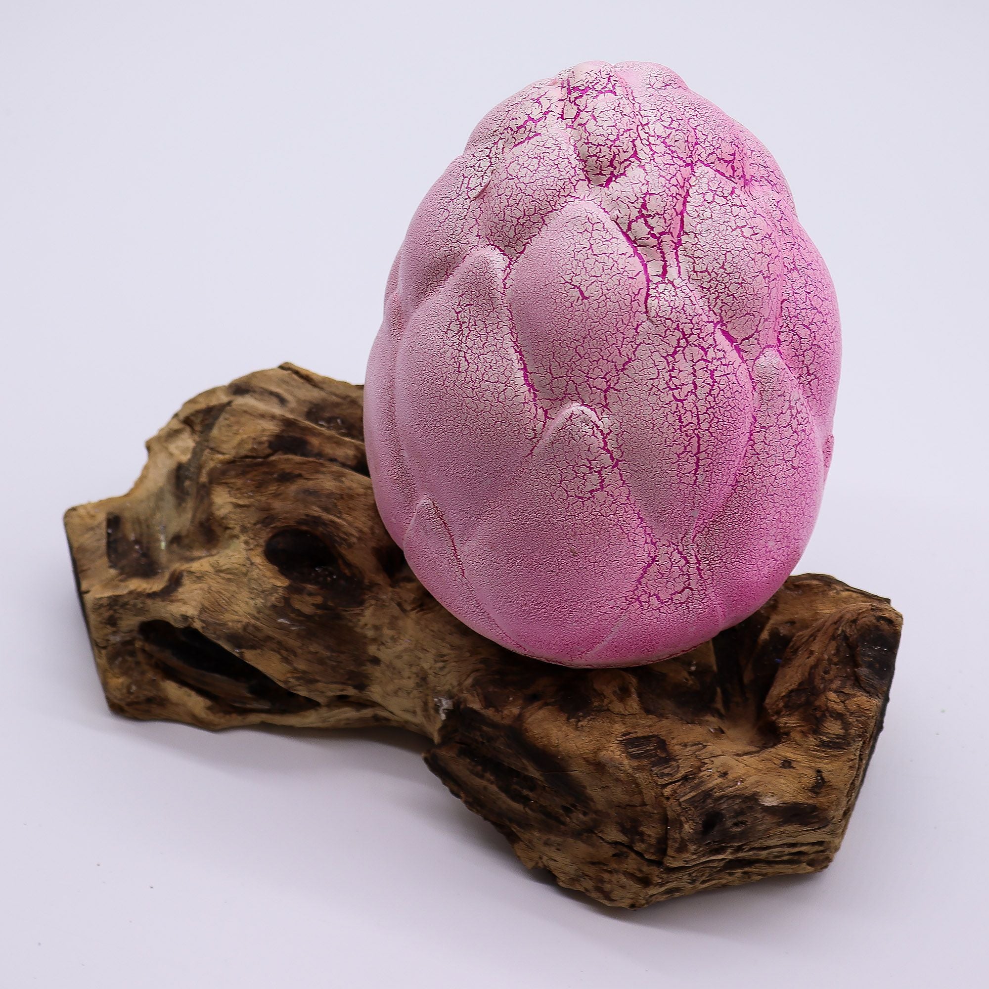 DriftGlow Lamp Crackle Lotus Flower Shade - Purple