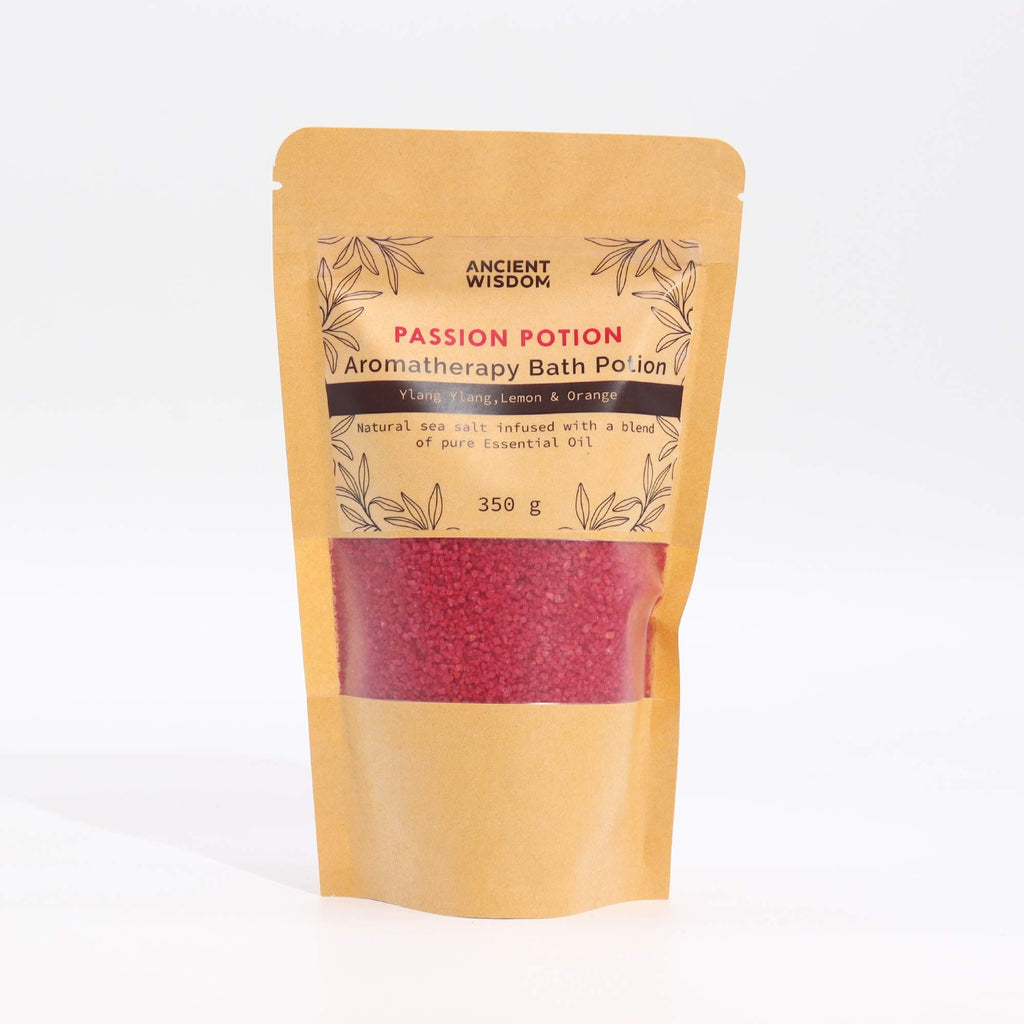 Aromatherapy Bath Potion in Kraft Bag 350g - Passion