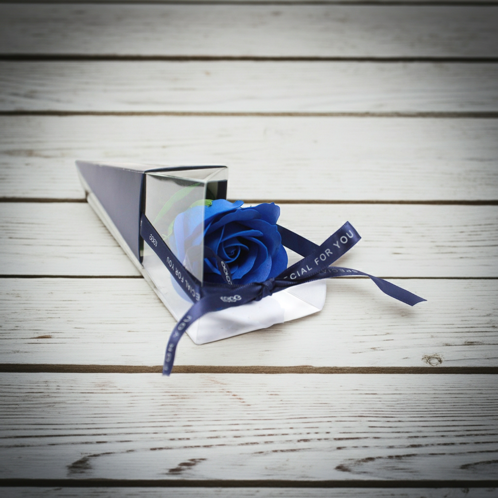 Single Rose - Blue  Rose