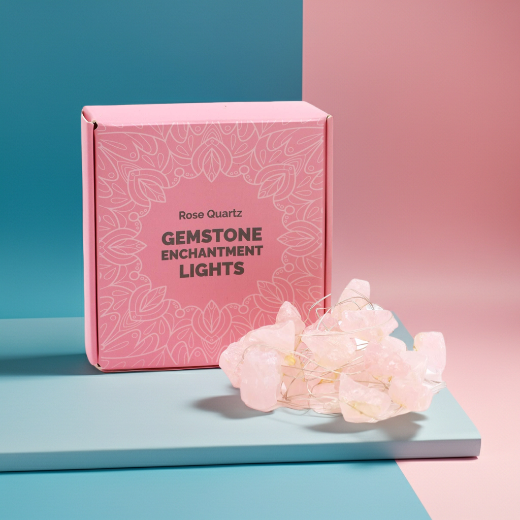 Gemstone Enchantment Lights - Rose Quartz