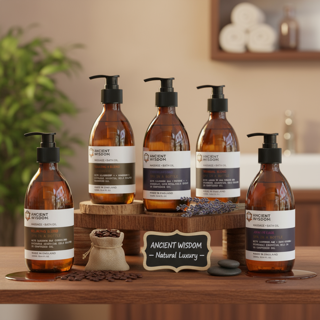 Replace it with my image of Aromatherapy Massage and Bath Oil 